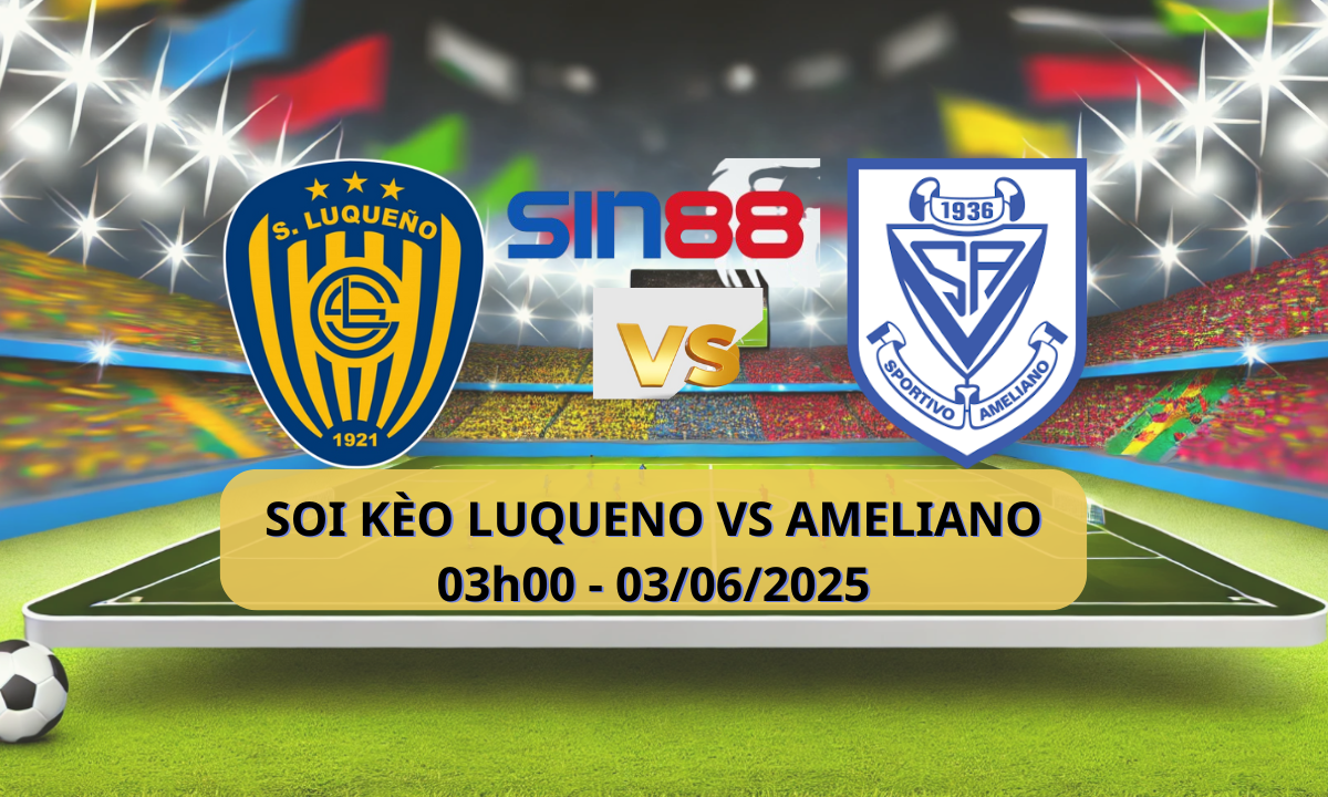Quảng cáo trận đấu Esportes Luqueno vs Ameliano